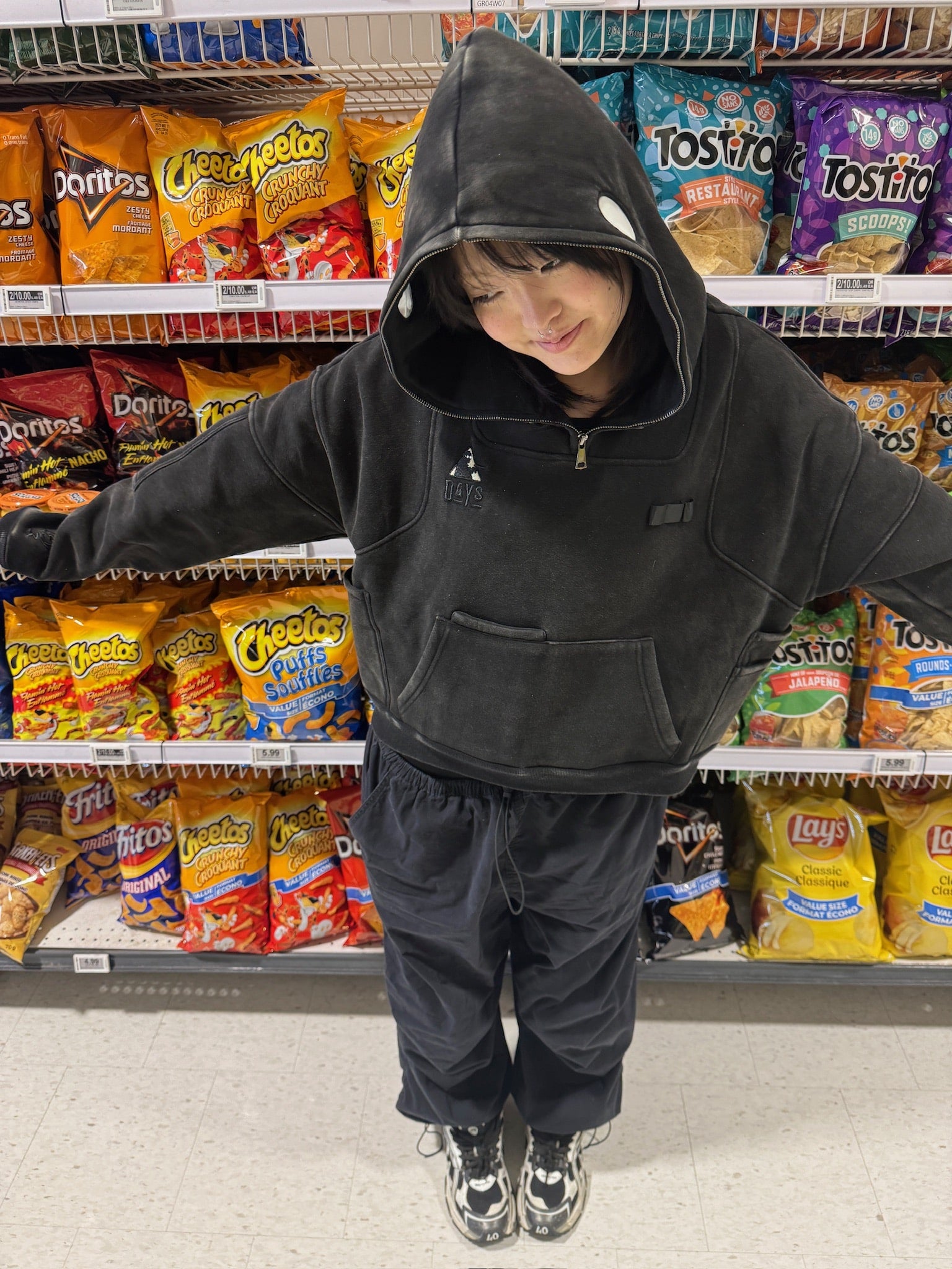 "DAYS" Hoodie Black