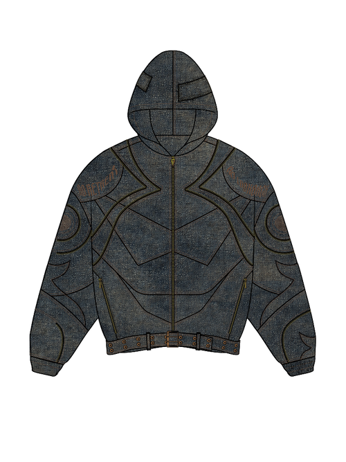 "SPIRAL" Denim Jacket