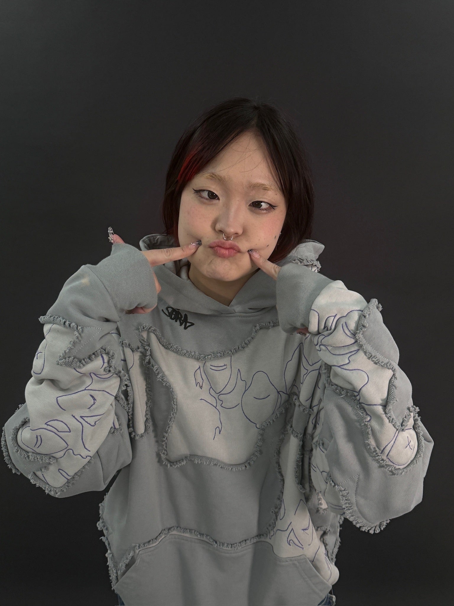 "LEVEL UP" Hoodie Grey