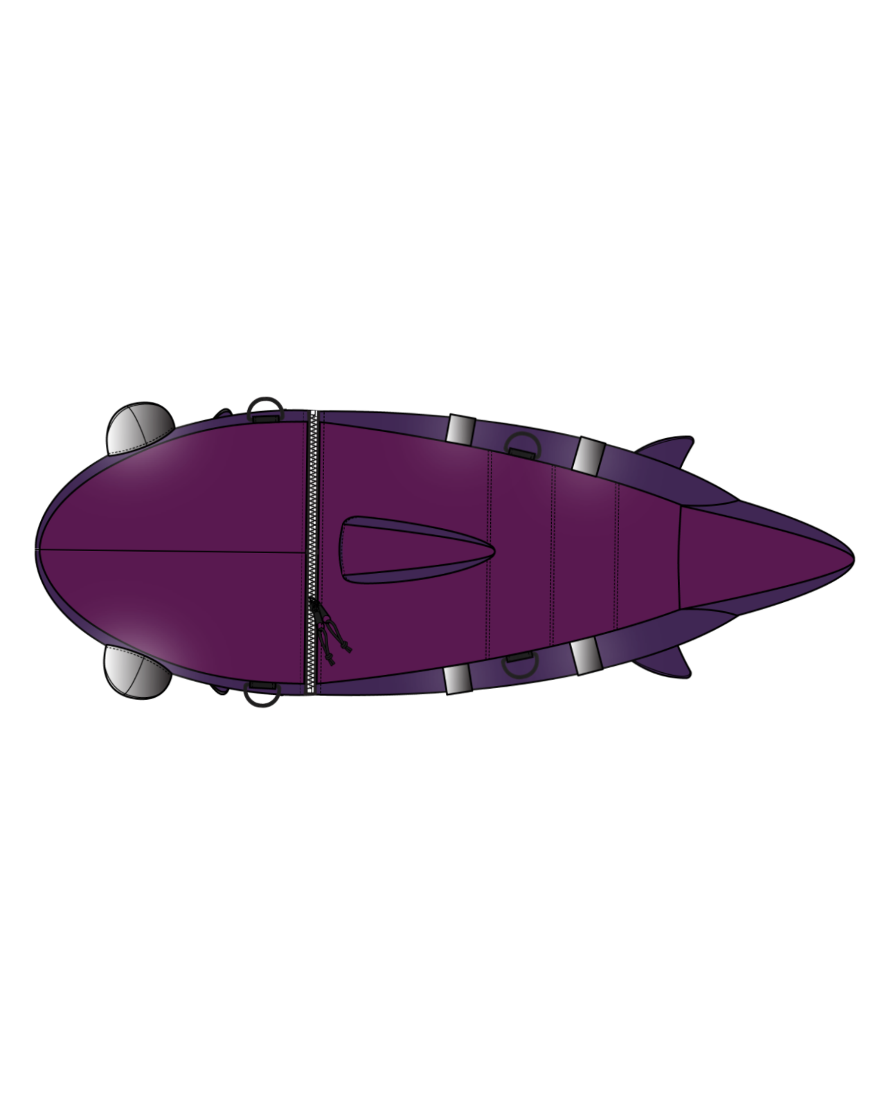 "SHARK" Bag Purple