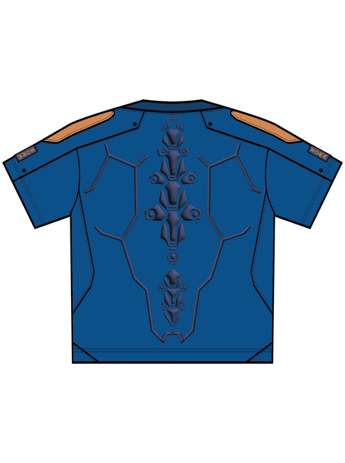 "CYBER" T-shirt Blue