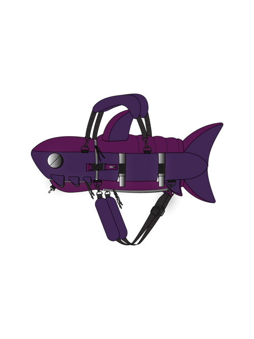 "SHARK" Bag Purple