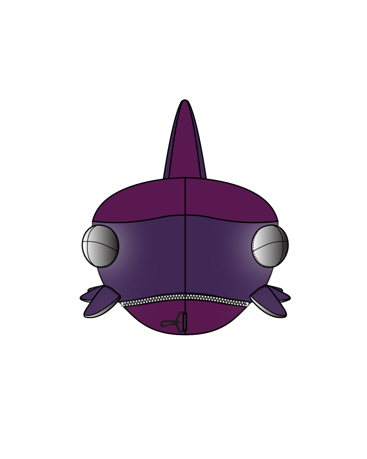 "SHARK" Bag Purple