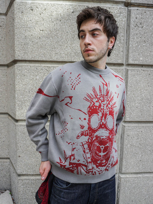 "REBEL" Knit Gray