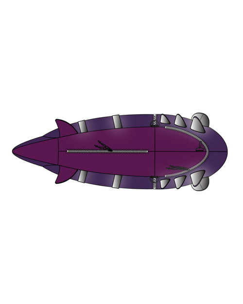 "SHARK" Bag Purple