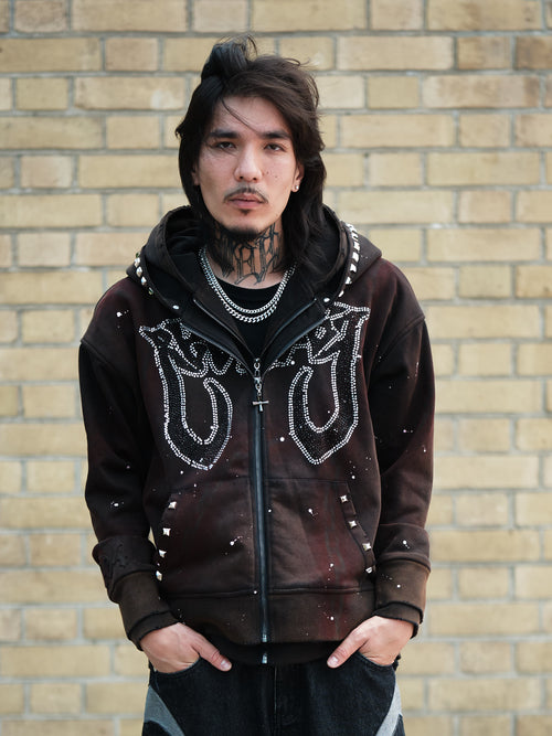 "PHANTOM" HOODIE Shell Black