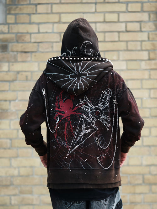 "PHANTOM" HOODIE Shell Black