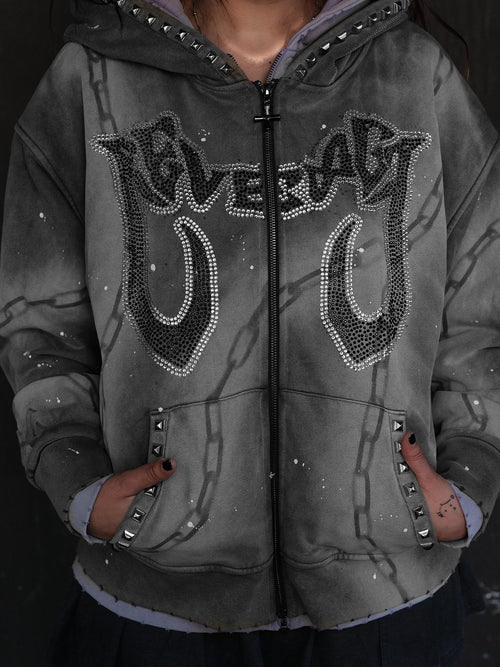 "PHANTOM" HOODIE Shell Gray