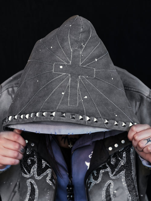 "PHANTOM" HOODIE Shell Gray