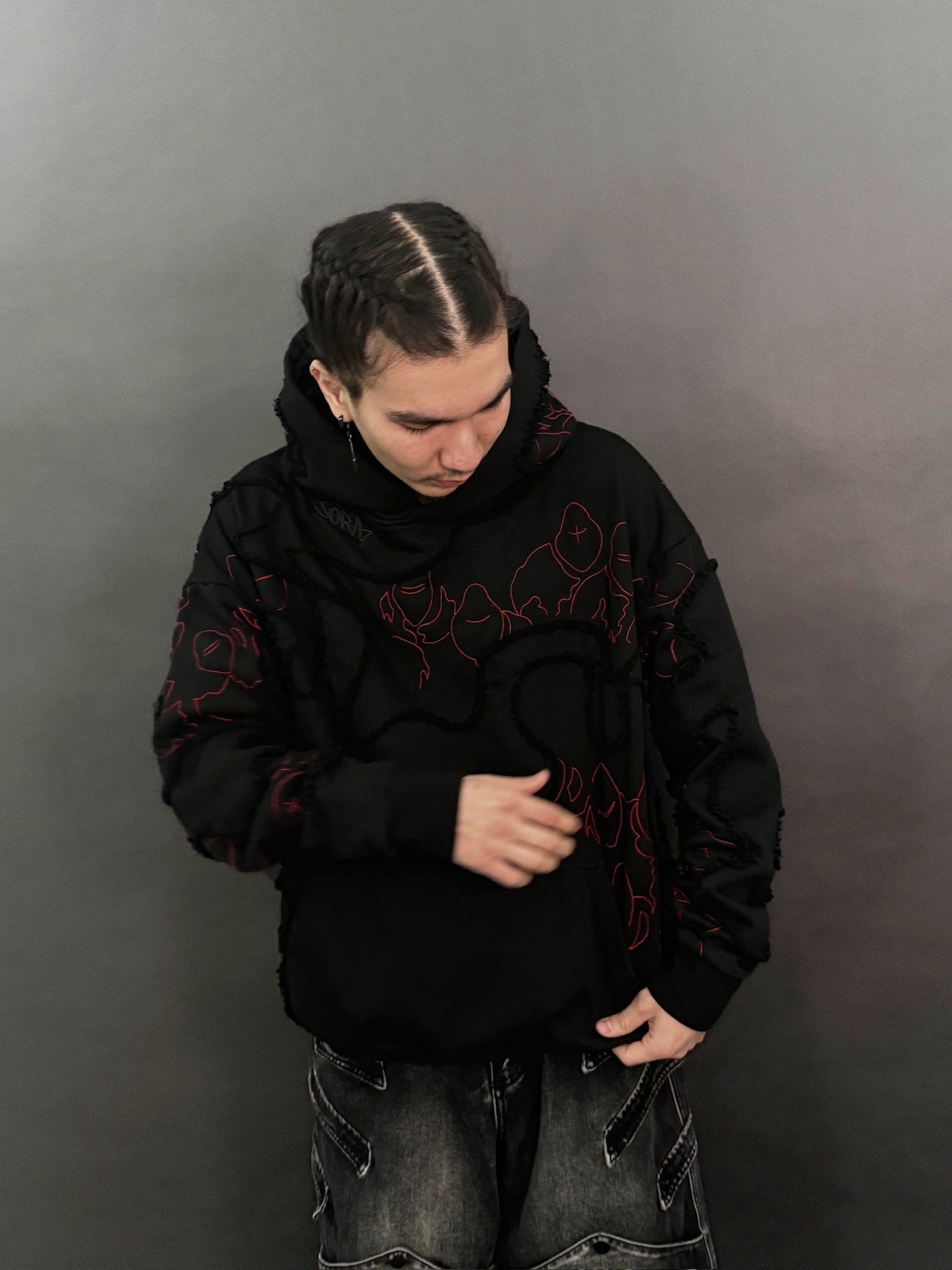 "LEVEL UP" Hoodie Black