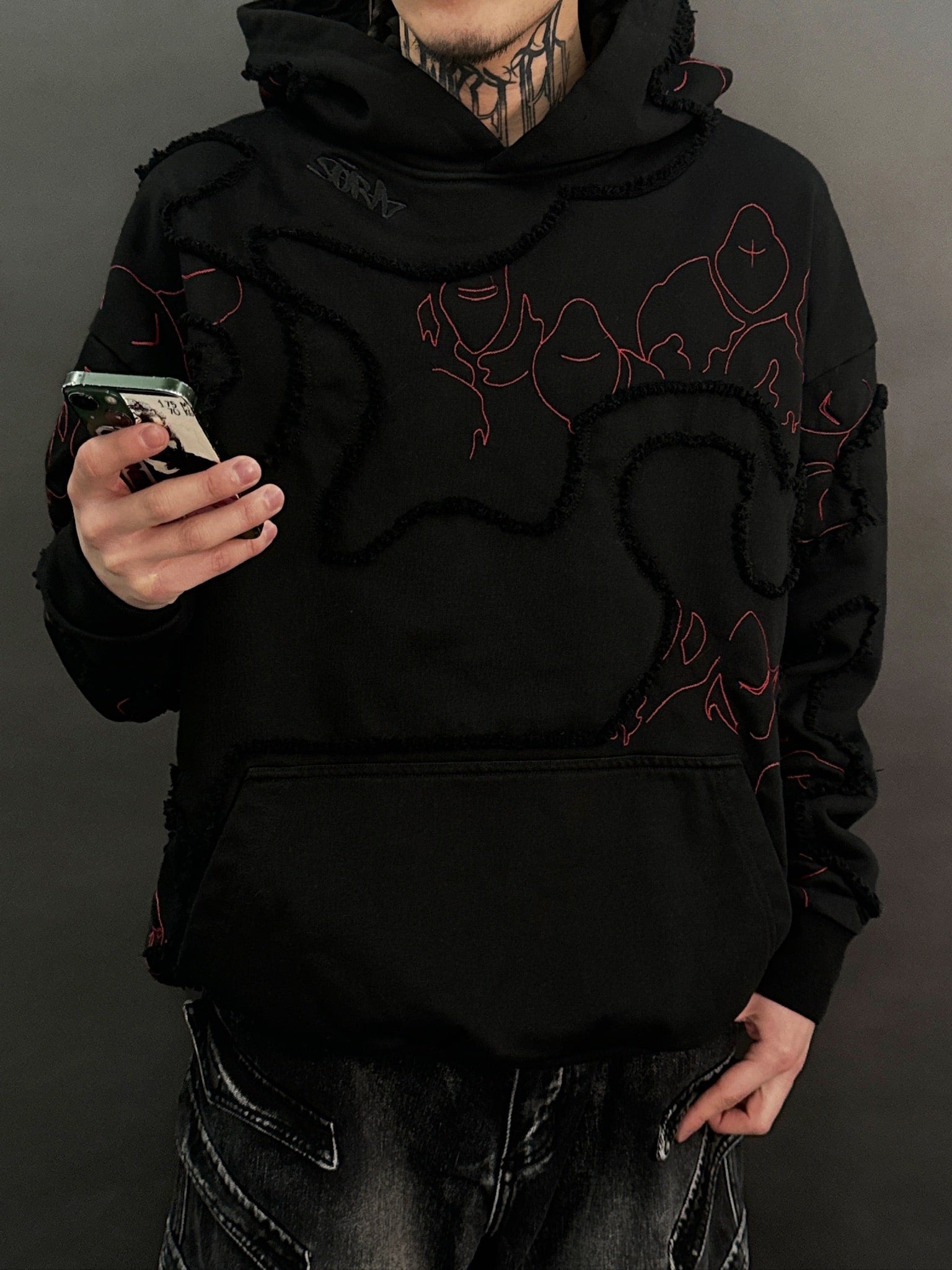"LEVEL UP" Hoodie Black