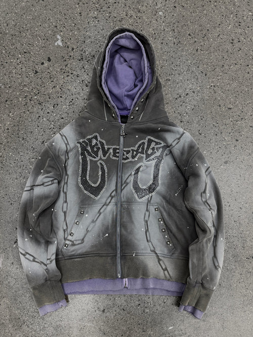 "PHANTOM" HOODIE Shell Gray