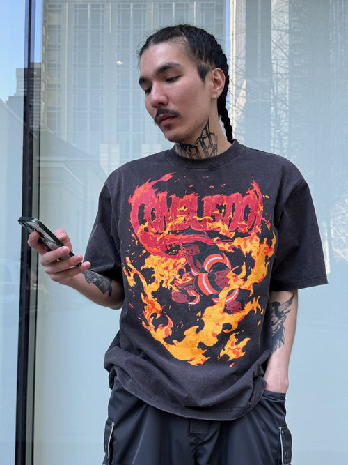 "INFERNO" T-shirt Black