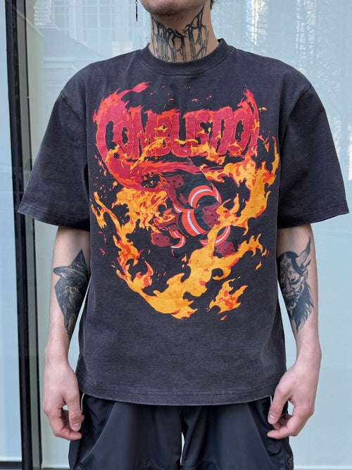 "INFERNO" T-shirt Black