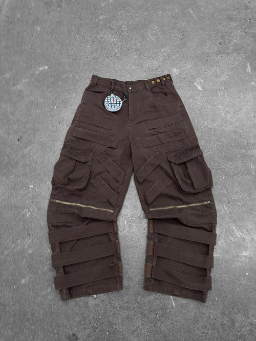 "DRAGON" Cargo Pants Brown