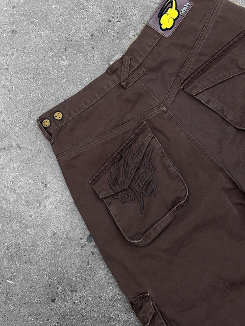 "DRAGON" Cargo Pants Brown