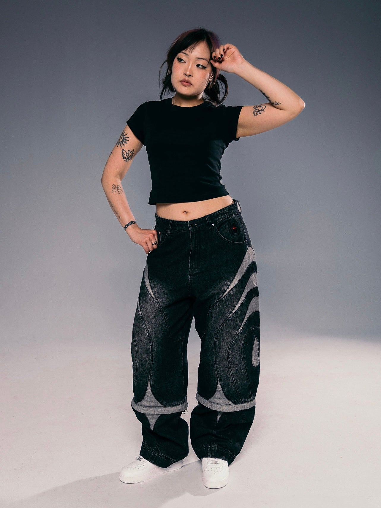 "SPIDER" Jeans Black