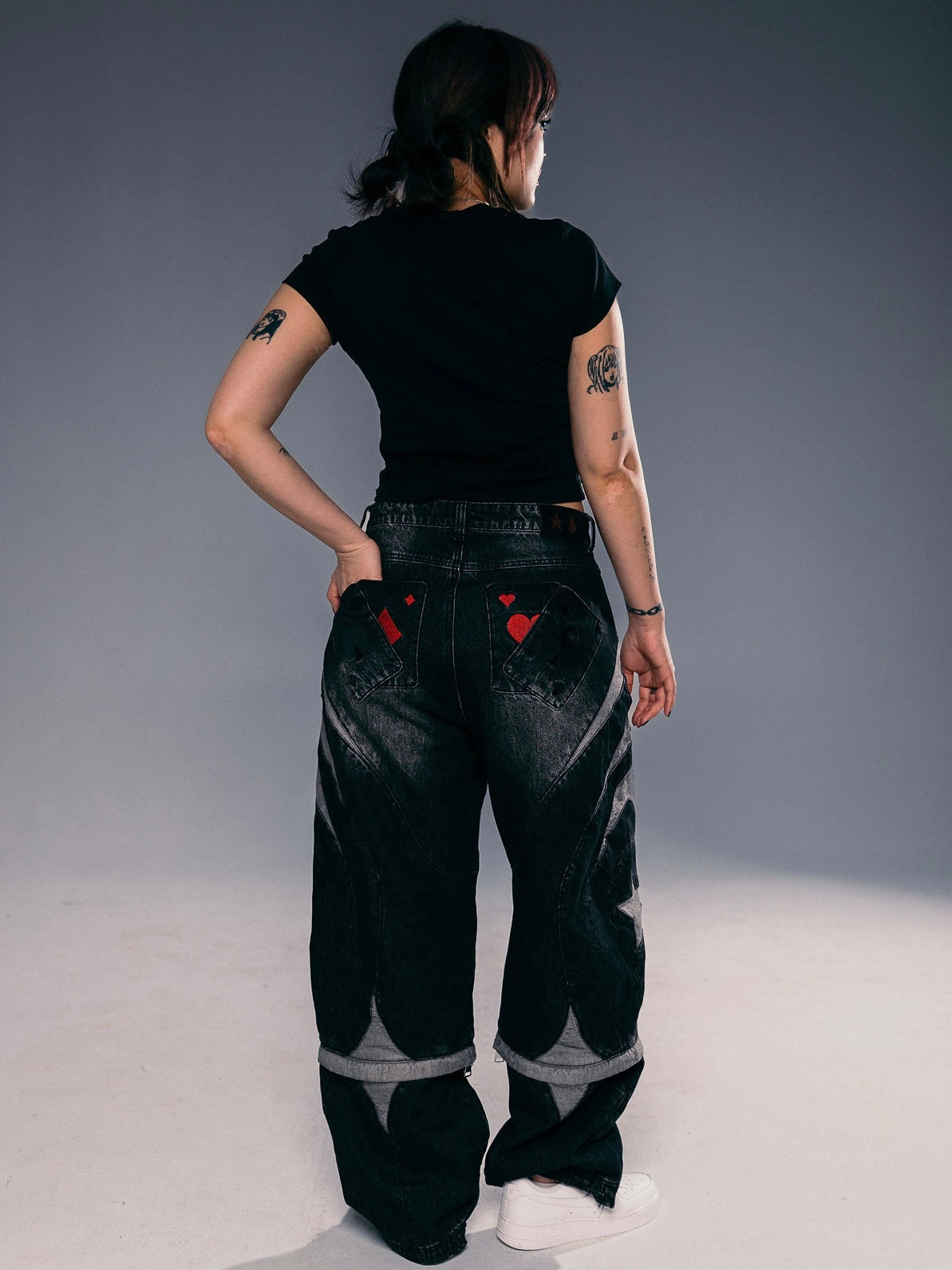 "SPIDER" Jeans Black
