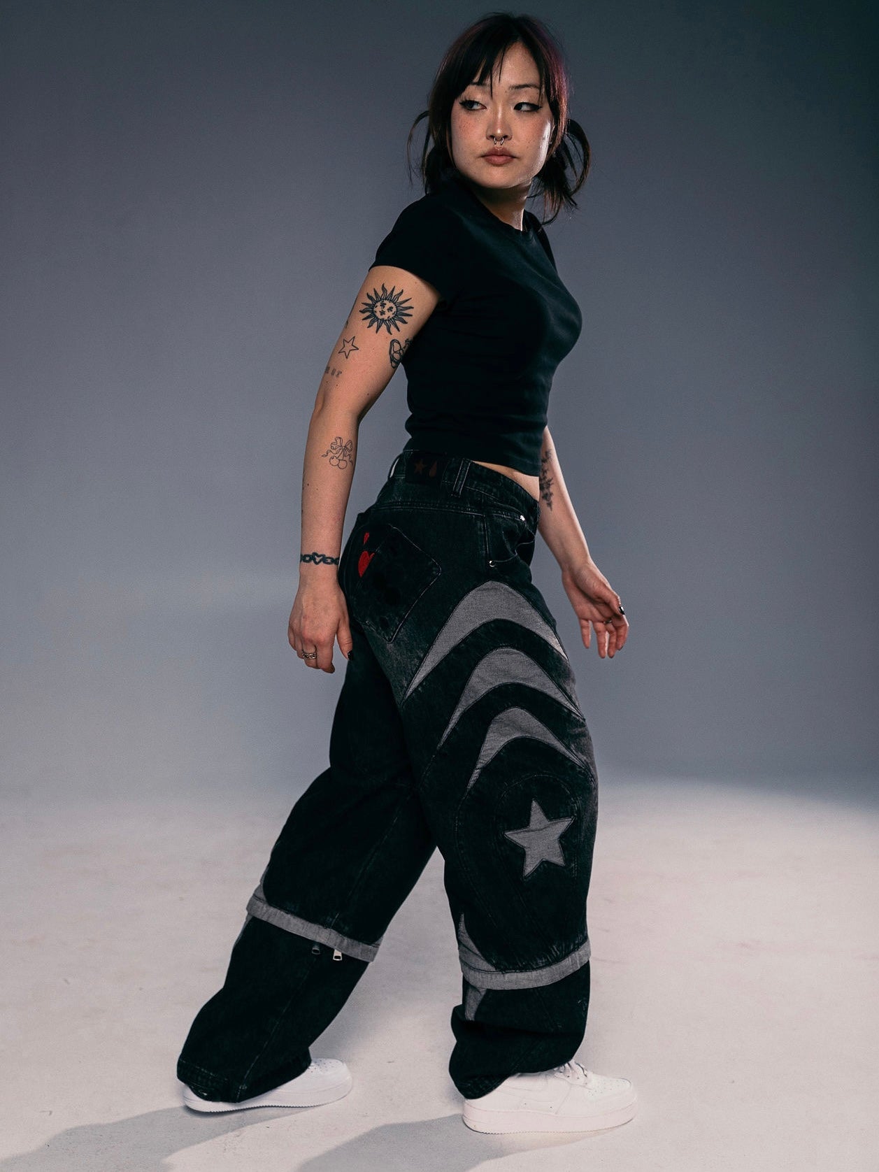 "SPIDER" Jeans Black
