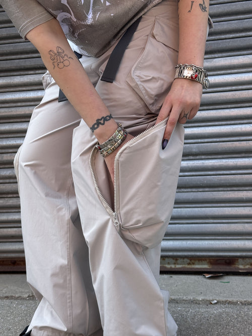 "CURSED" Parachute Pants