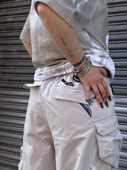 "CURSED" Parachute Pants