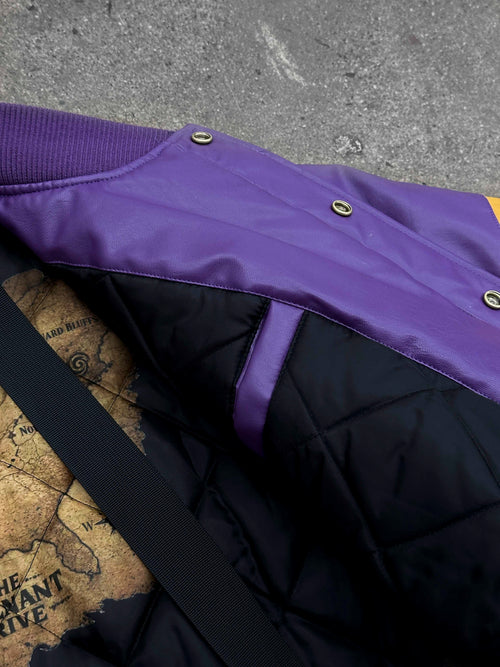 "ADVENTURES” Leather Jacket Yellow