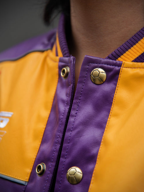 "ADVENTURES” Leather Jacket Yellow