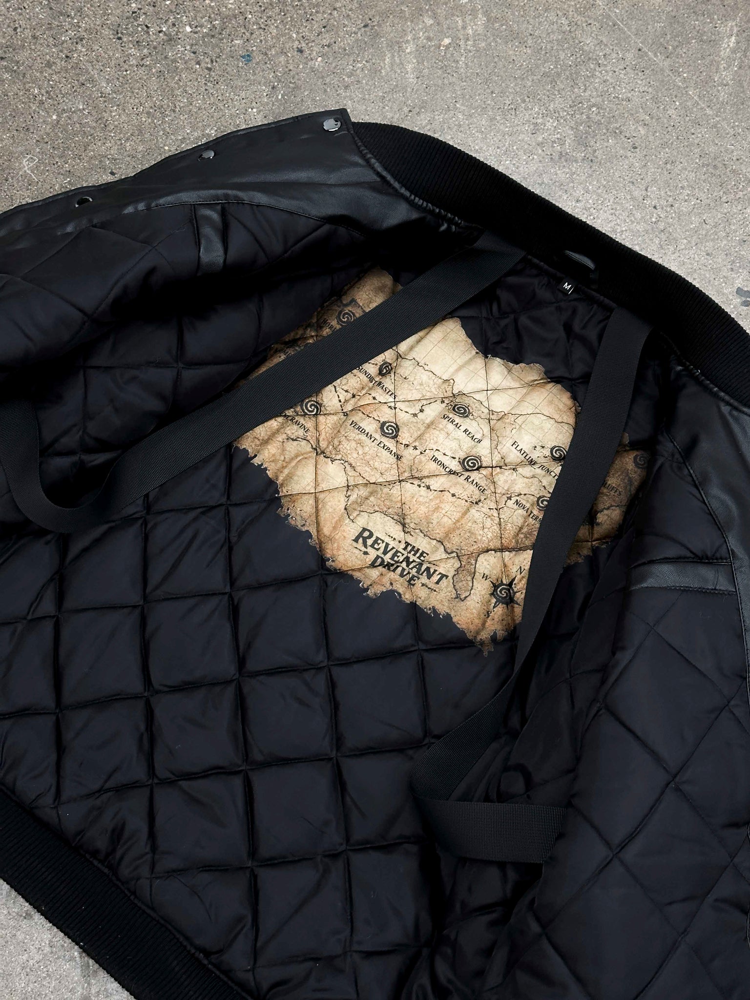 ADVENTURES” Leather Jacket Black – SORA Clothing