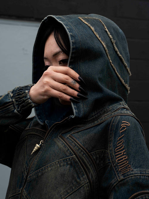 "SPIRAL" Denim Jacket