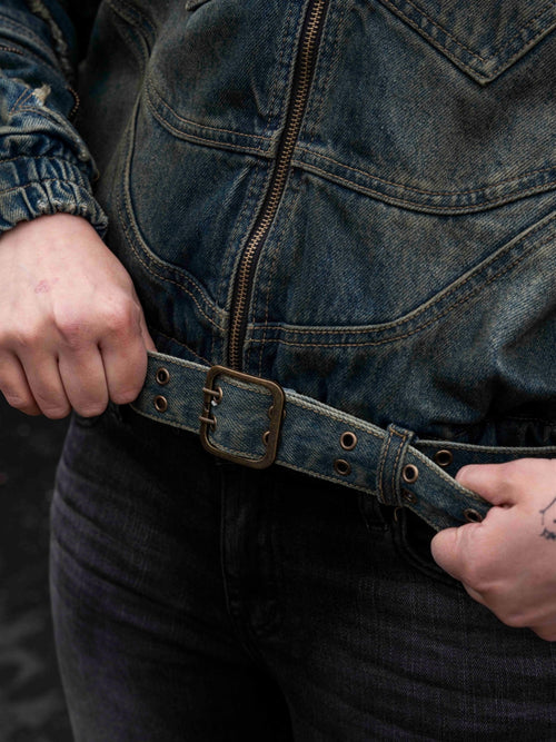 "SPIRAL" Denim Jacket