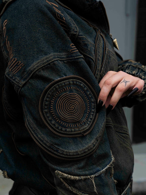 "SPIRAL" Denim Jacket