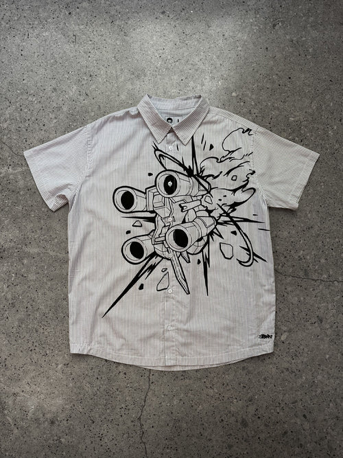 "Spaceship" Button Up