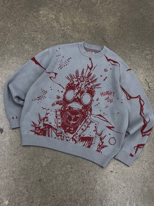"REBEL" Knit Gray