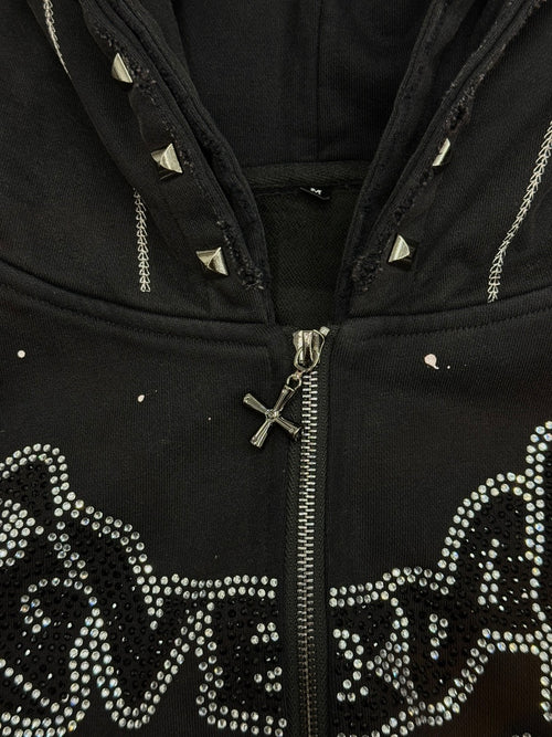 "PHANTOM" HOODIE Shell Black