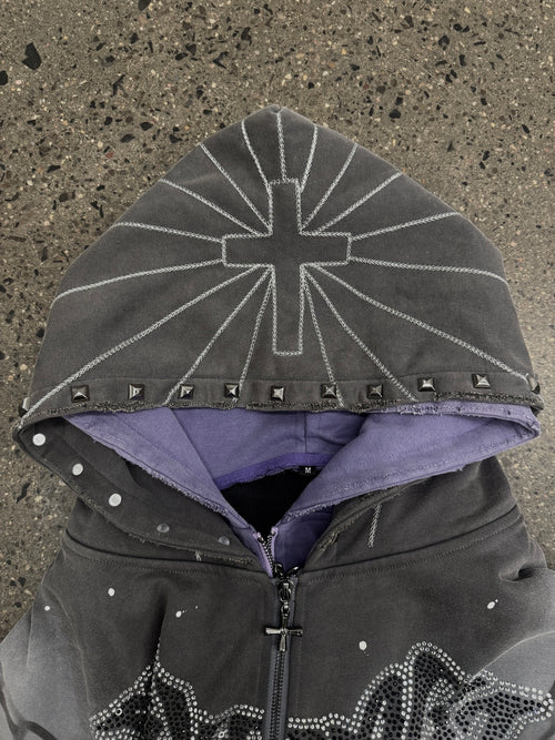 "PHANTOM" HOODIE Shell Gray
