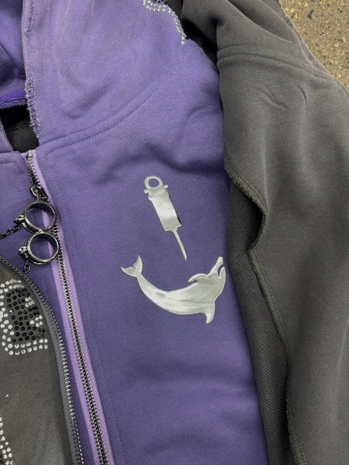 "PHANTOM" HOODIE Shell Gray