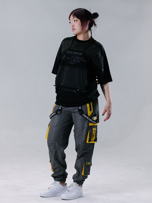 "CYBER" T-shirt Black