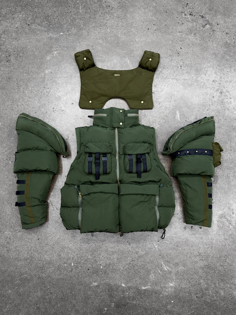 "NINJA”  Puffer Jacket