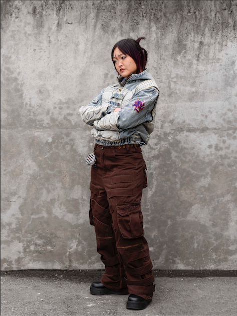 "DRAGON" Cargo Pants Brown