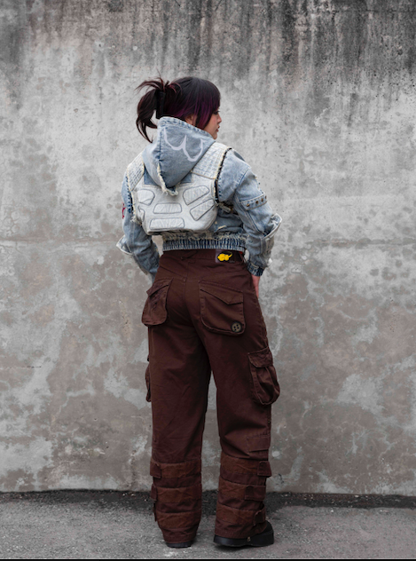 "DRAGON" Cargo Pants Brown