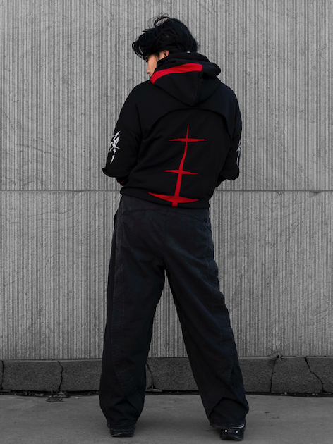 "KILLA" HOODIE BLACK