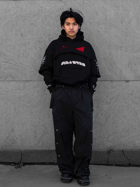 "KILLA" HOODIE BLACK