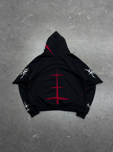 "KILLA" HOODIE BLACK