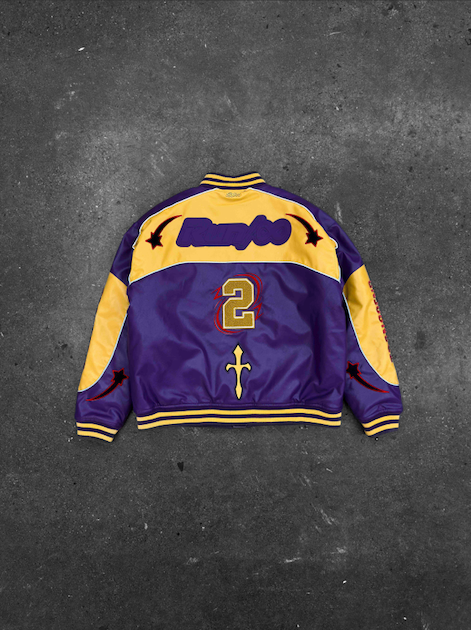 "ADVENTURES” Leather Jacket Yellow