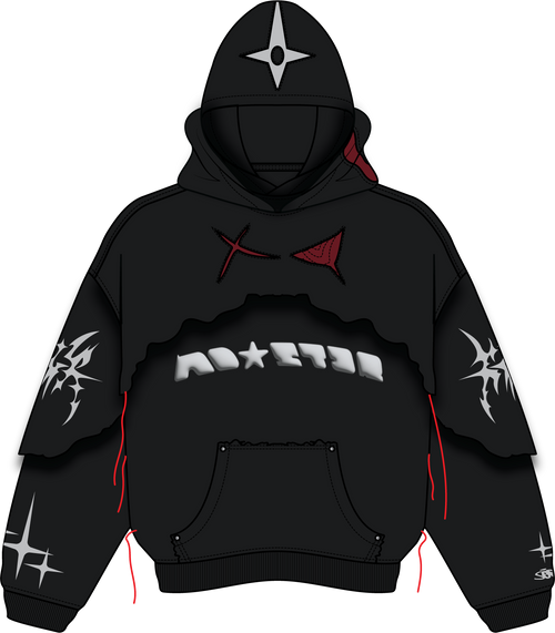 "KILLA" HOODIE BLACK