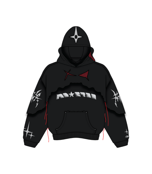 "KILLA" HOODIE BLACK