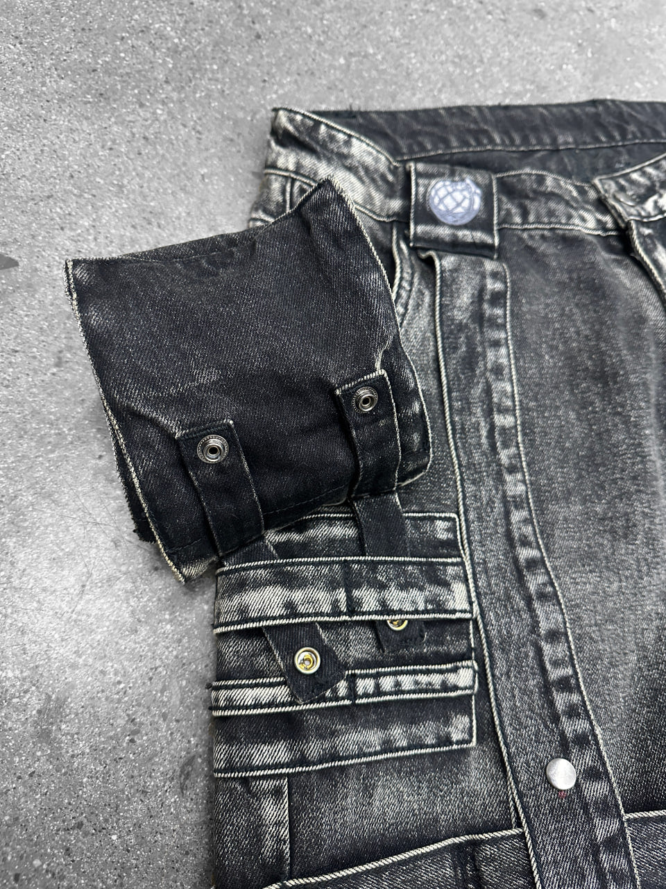 "ACADEMY" Cargo Pants Black