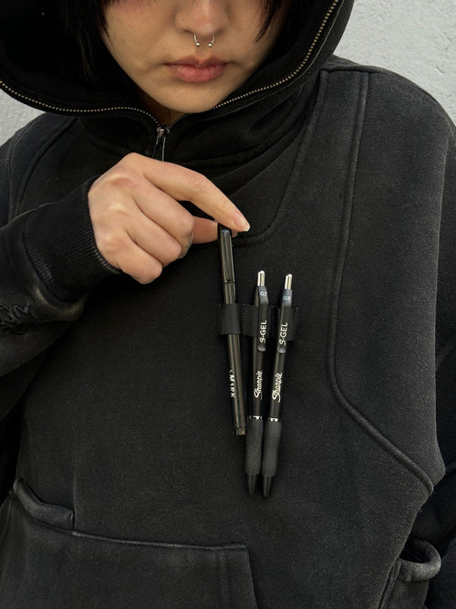 "DAYS" Hoodie Black