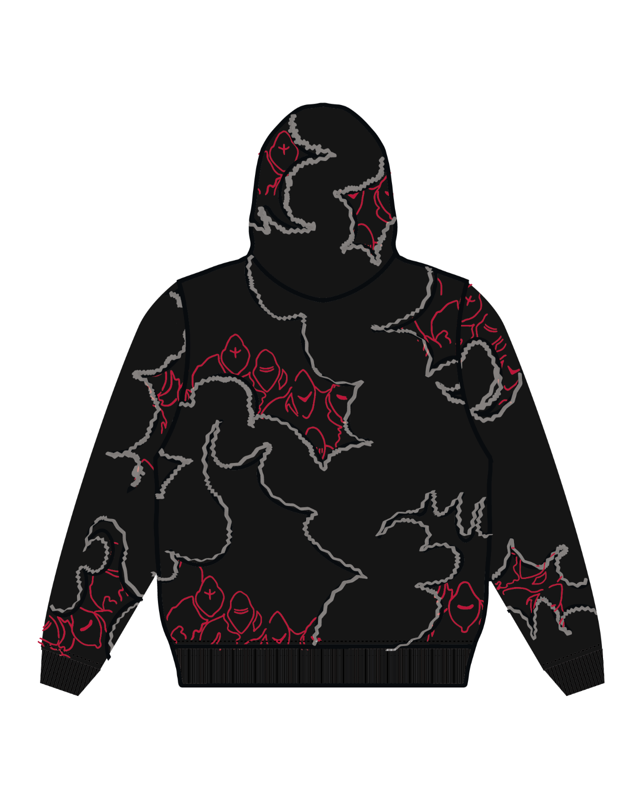 "LEVEL UP" Hoodie Black