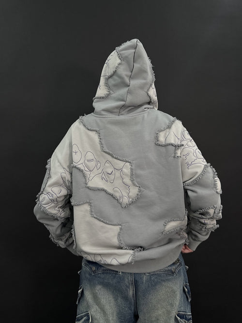 "LEVEL UP" Hoodie Grey